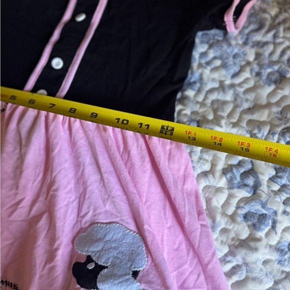 Pink and Black Poodle Skirt Costume - Picture 4 of 5